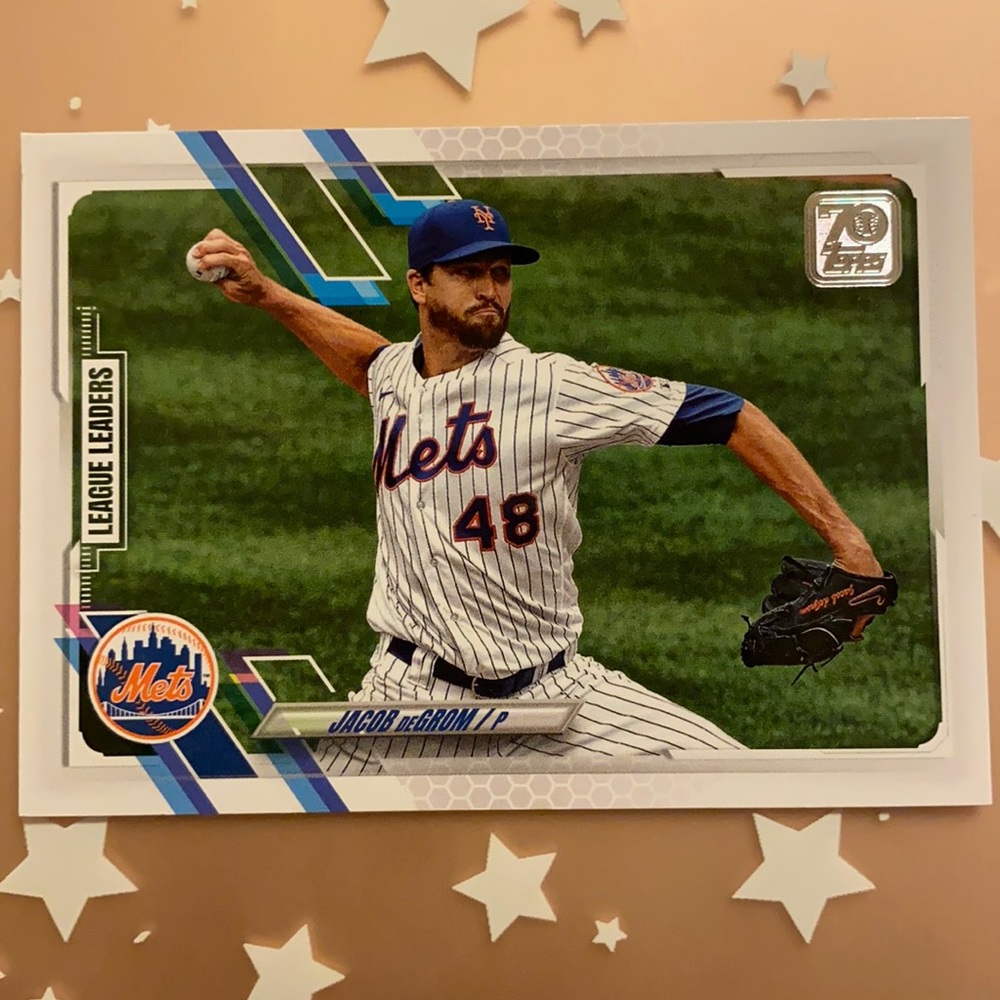TOPPS baseball card Jacob DeGrom